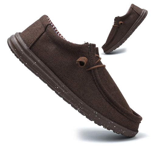Plus Size Men's Solid Color Breathable Slip On Classic Loafer Shoes