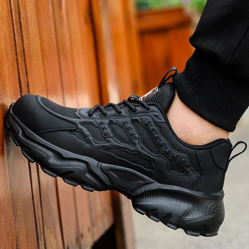 Work Safety Shoes For Men Lightweight Protective Work Sneakers