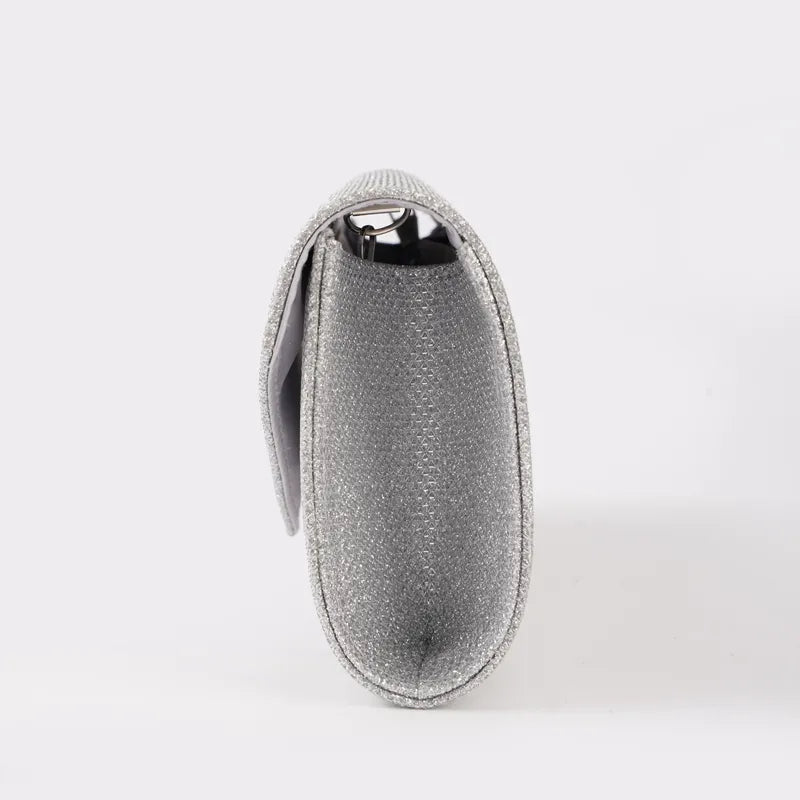 Women Envelope Evening Bag Glitter Ladies Chain Shoulder Bags Shiny