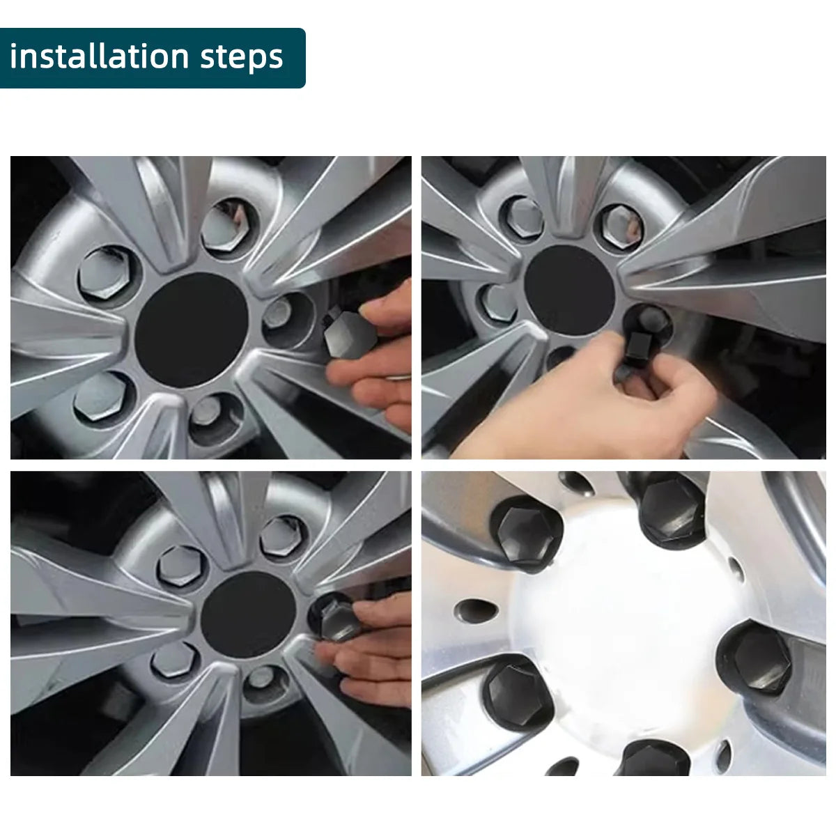20pcs Automotive Wheel Nut Stud Cover Protective Cover Automotive Tire