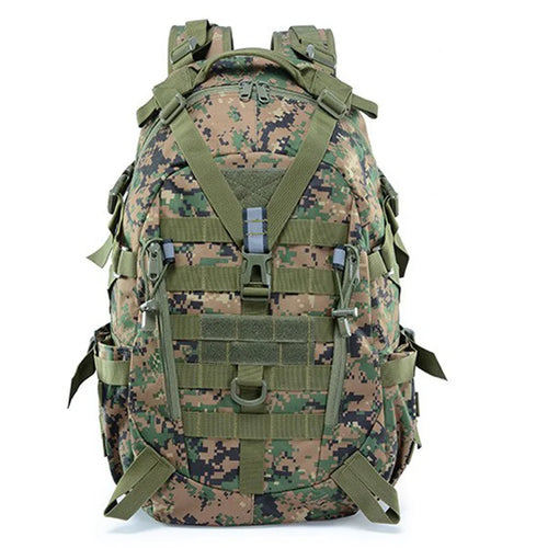 40L Camping Backpack Men's Bag Travel Bags Tactical Molle Climbing