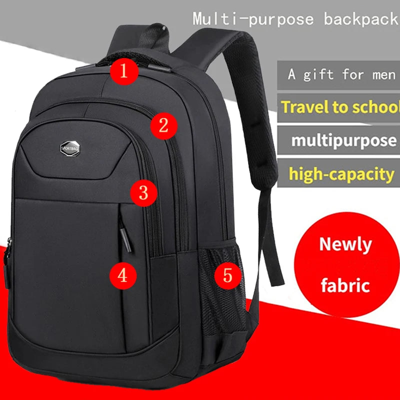 Professional Cubic Backpack - Structured Business Bag with