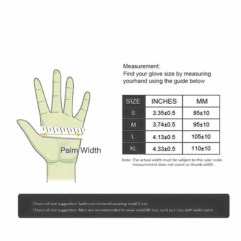 100/50/20PCS Black Nitrile Gloves Thickened Disposable Gloves for