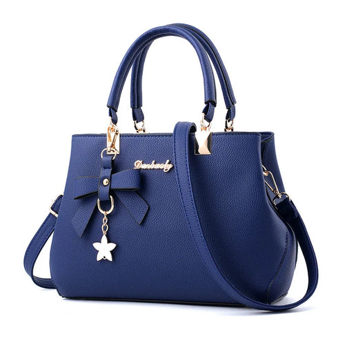 Yogodlns Elegant Women Messenger Bags with flower pendant Office