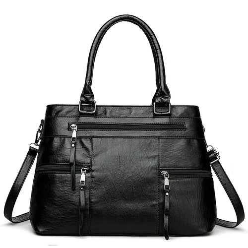 Elegant Handbag For Women High Quality Leather Top-Handle Bags Purse