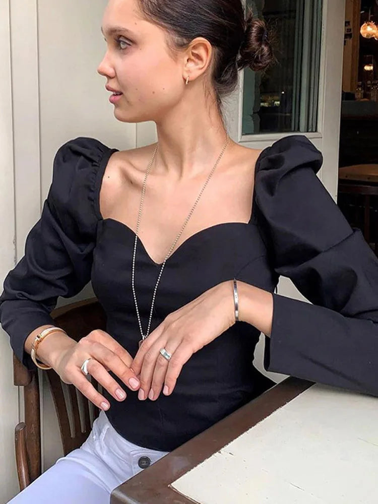 Special Offer Hot Sale Korean2019 autumn solid color vintage new women