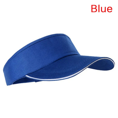 1 Pc Adjustable Universal Solid Color Sun Visor Sport Golf Tennis