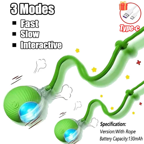 Cat Interactive Ball Training Self-moving Kitten Electric Cat Ball