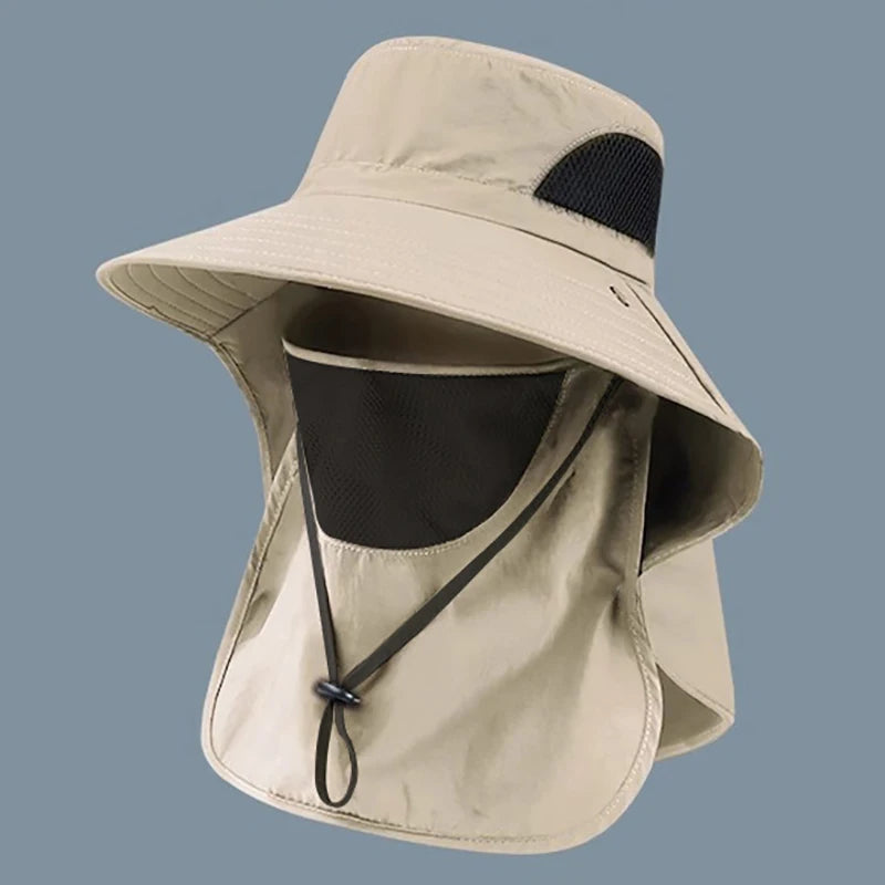 Summer Sun Hats UV Protection Outdoor Hunting Fishing Cap For Men