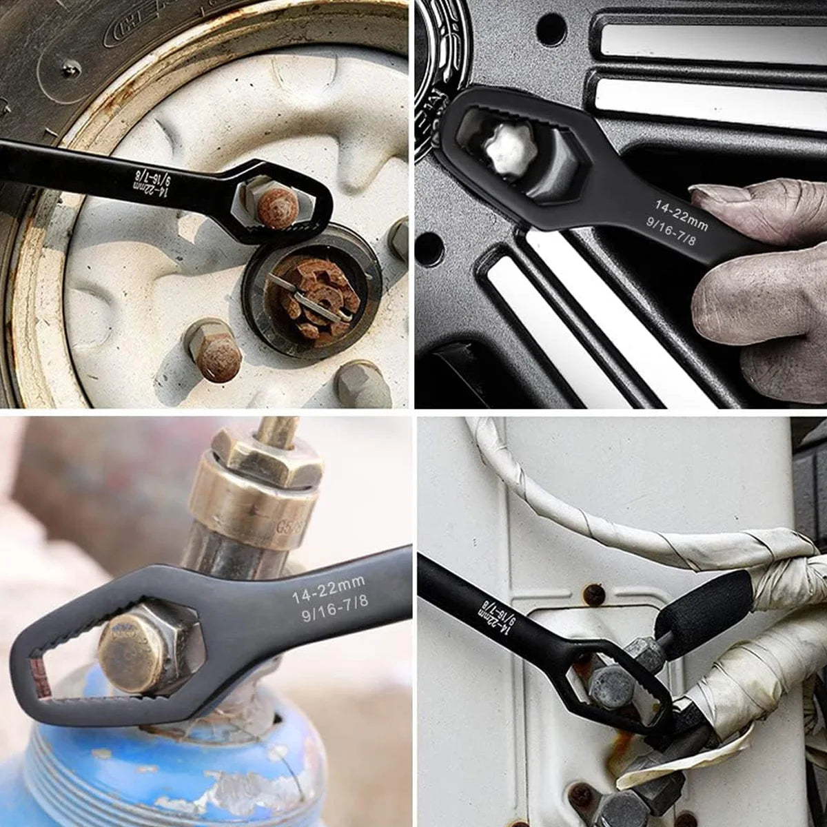 3-17mm 8-22mm Universal Torx Wrench Board Adjustable Double-Head Torx