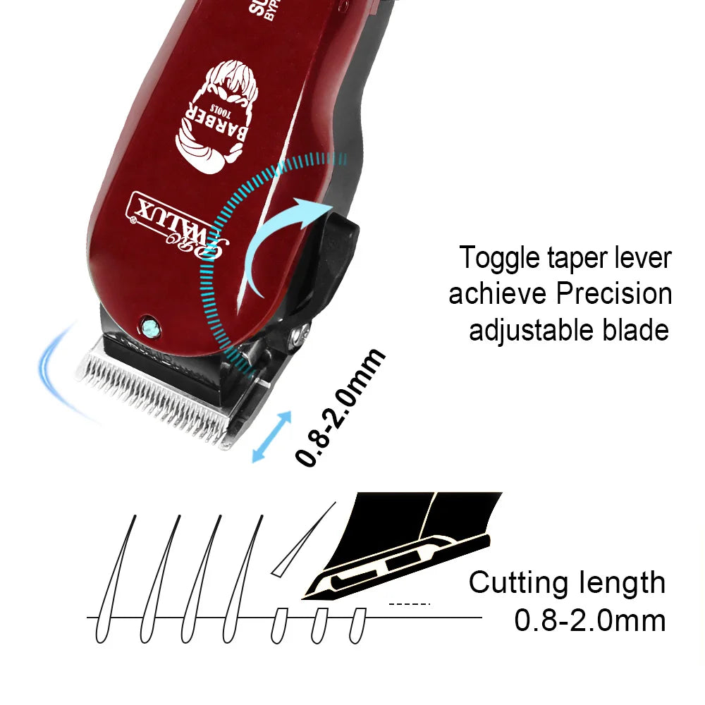 Adjustable Professional Corded Hair Clipper  Hair Trimmer For Men 10W
