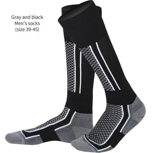 1 Pair Winter Warm Thickening Ski Stockings Hiking Socks For Women Men