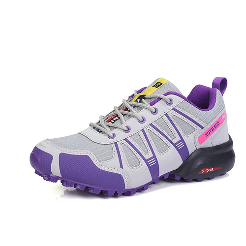 Men‘s Waterproof Hiking Shoes Outdoor Trainers Lace-up Climbing Shoes