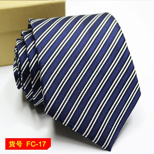 67 Styles Men's Ties Solid Color Stripe Flower Floral 7-8cm Jacquard