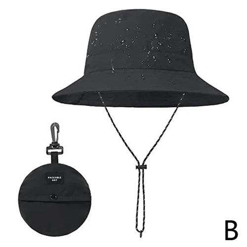 Waterproof Fisherman Hat Women Summer Sun Anti-UV Protection Camping