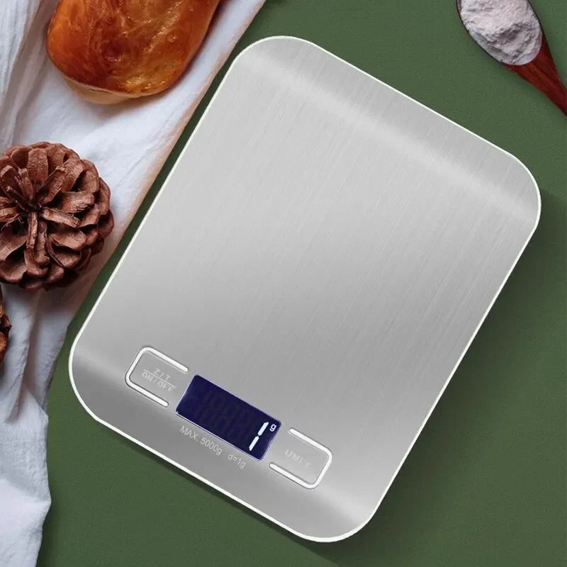 Battery Stainless Steel Electronic Scale Kitchen Electronic Scale 10KG