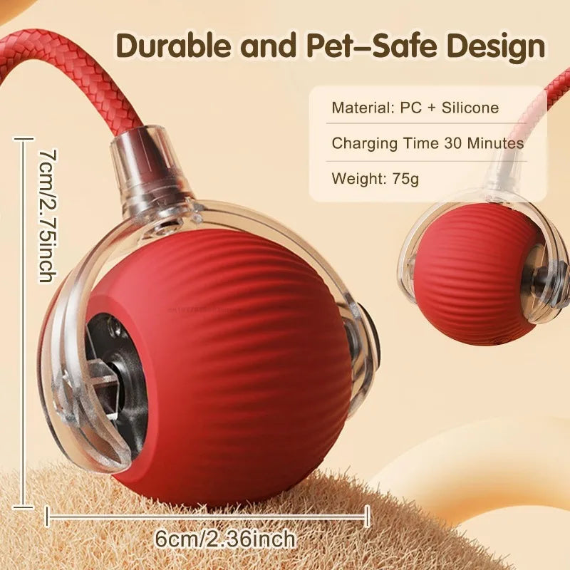 Cat Interactive Ball Training Self-moving Kitten Electric Cat Ball