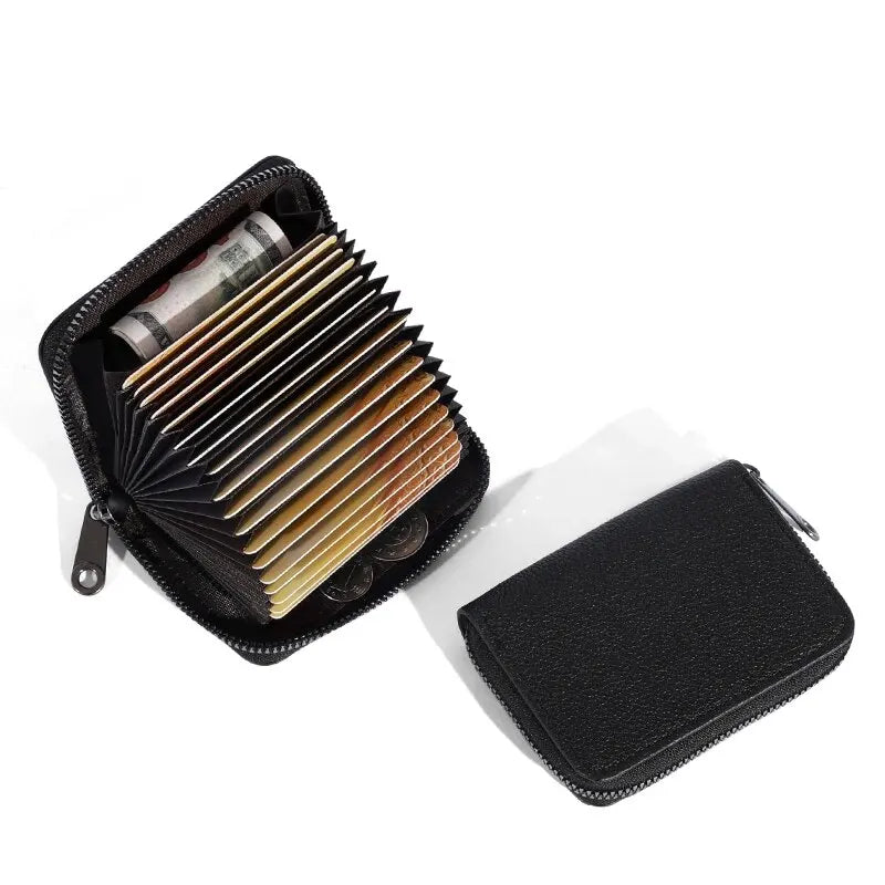 20 Detents Cards Holders PU Business Bank Credit Bus ID Card Holder