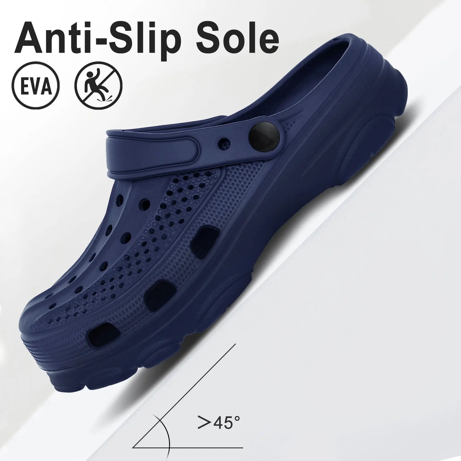 Pallene Fashion Clogs For Men EVA Light Hole Garden Shoes Outdoor Male