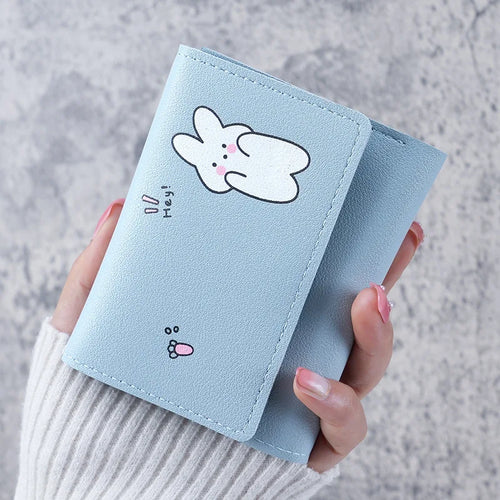 2024 Women Short Cute Small Wallet with Hasp ID Bank Card Holder for