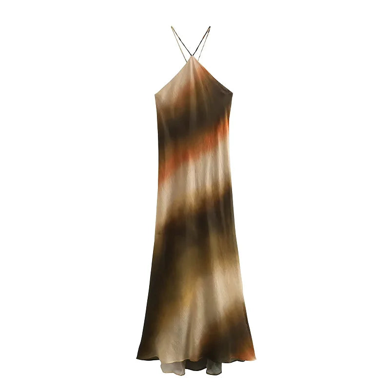HXAO Women's Long Dresses 2024 Summer Elegant Party Evening Midi