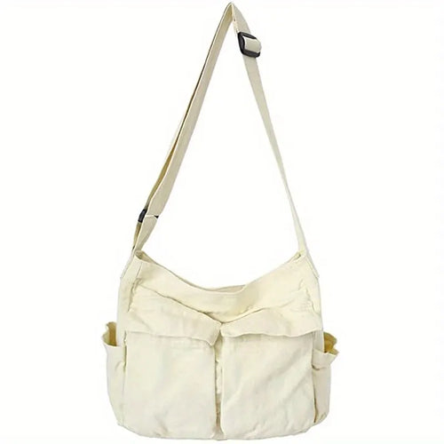 Women Vintage Handbag Canvas Teenager Shoulder Tote Bags Messenger