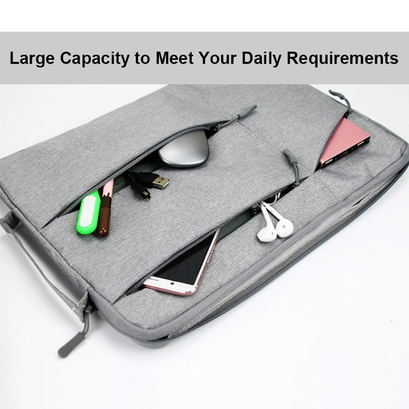 Multi-use Laptop Sleeve Bag With Handle for 11" 12" 13" 14" 15" 15.6"