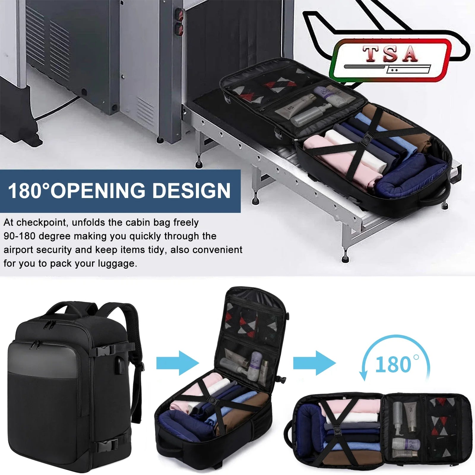 ryanair 40x20x25 and 45x36x20 Travel backpack,Laptop