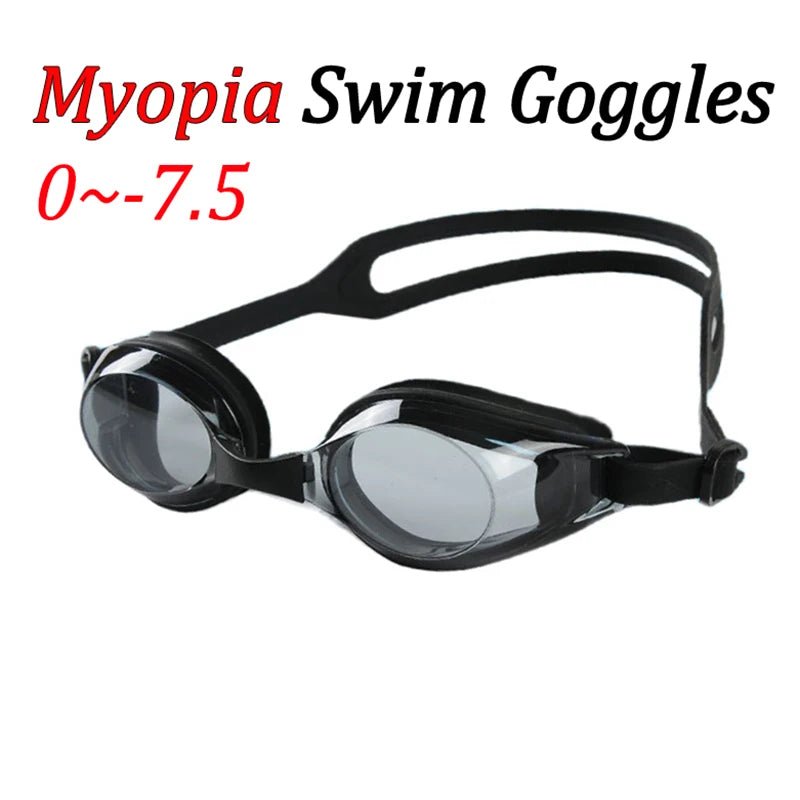 Myopia Swim Goggles Men Women Child Swimming Pool Eyewear Water Sport