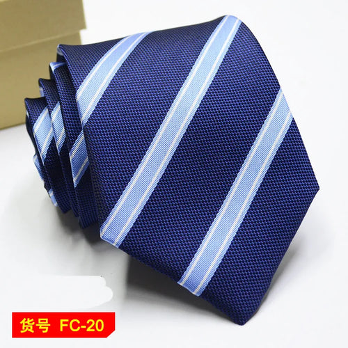 67 Styles Men's Ties Solid Color Stripe Flower Floral 7-8cm Jacquard