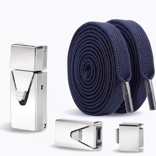 1/2 Pair 2025 No Tie Shoe Lace Press Lock Insert Fixed Shoelaces