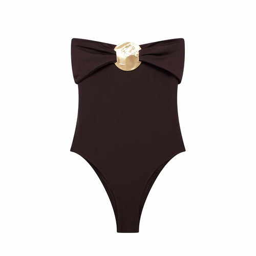 TRAF Off Shoulder Bodysuit Women Backless Sexy Women's Bodysuits