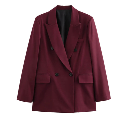TRAF Women's Blazer Outerwears Office Wear Women Suit Jacket Autumn