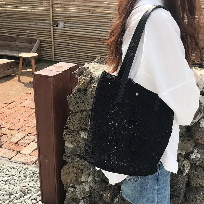Women's Bag Shoulder Bags Leather Handbags Canvas TOP-handle Bag
