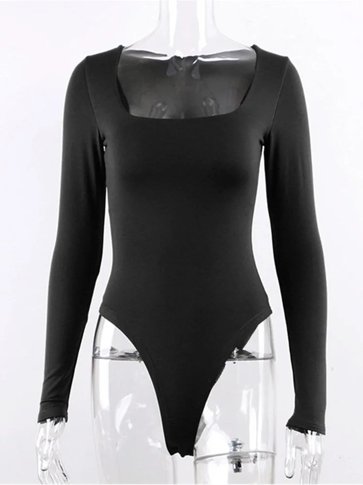 Bodysuit Long Sleeve Women Body streetwear dropshipping Forefair Sexy