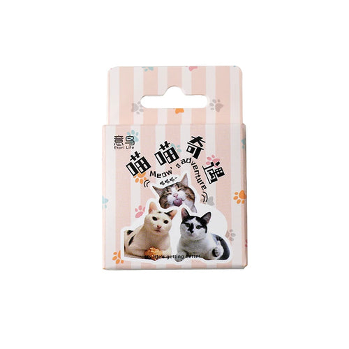 46pcs/Bag,Cat Stickers,Be for Suitcase Skateboard Luggage Laptop Phone