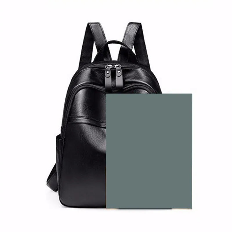 Women Large Capacity Backpack Purses High Quality Leather Female