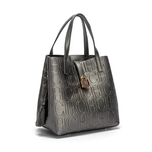 Embossed Ladies Crossbody Bag Letter Printing Design Ladies Handbag