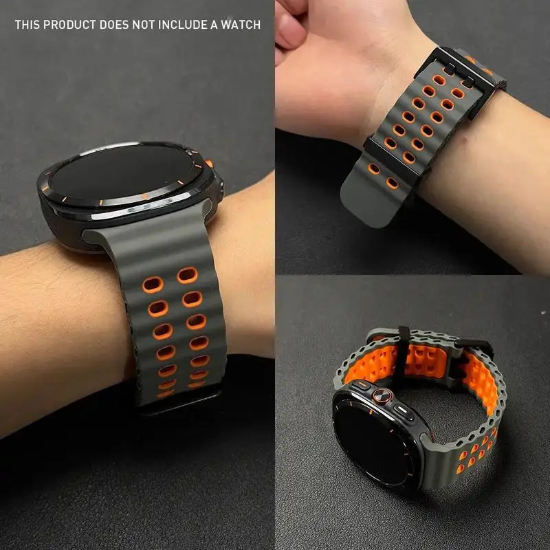 Straps For Samsung Galaxy Watch Ultra 47mm Accessories Marine Sport