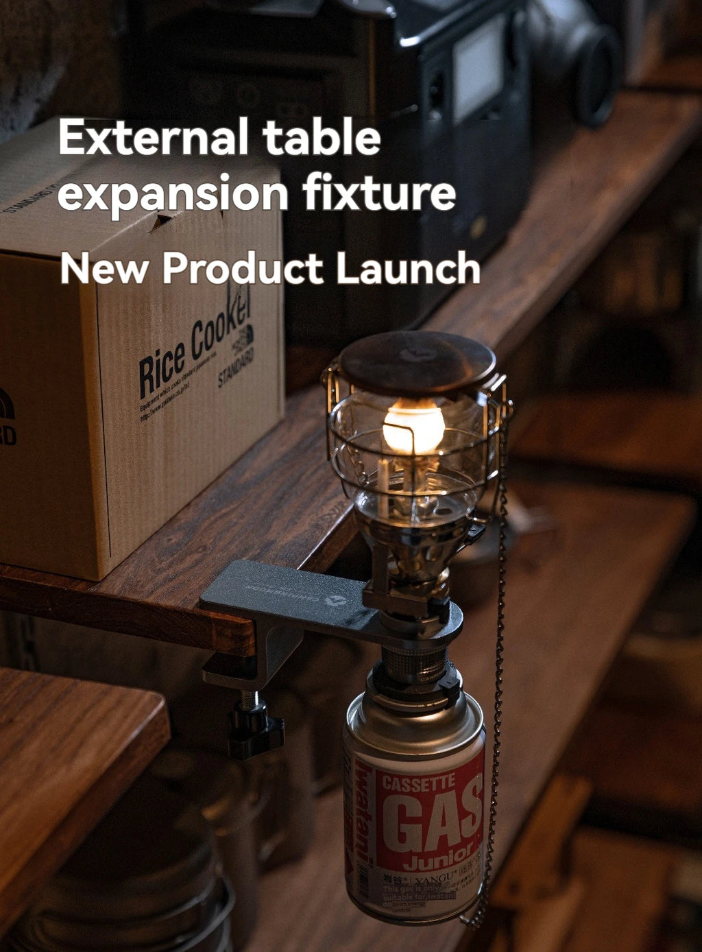 BKZ-18 Outdoor Camping Desktop Expansion Accessories Flat Gas Cylinder