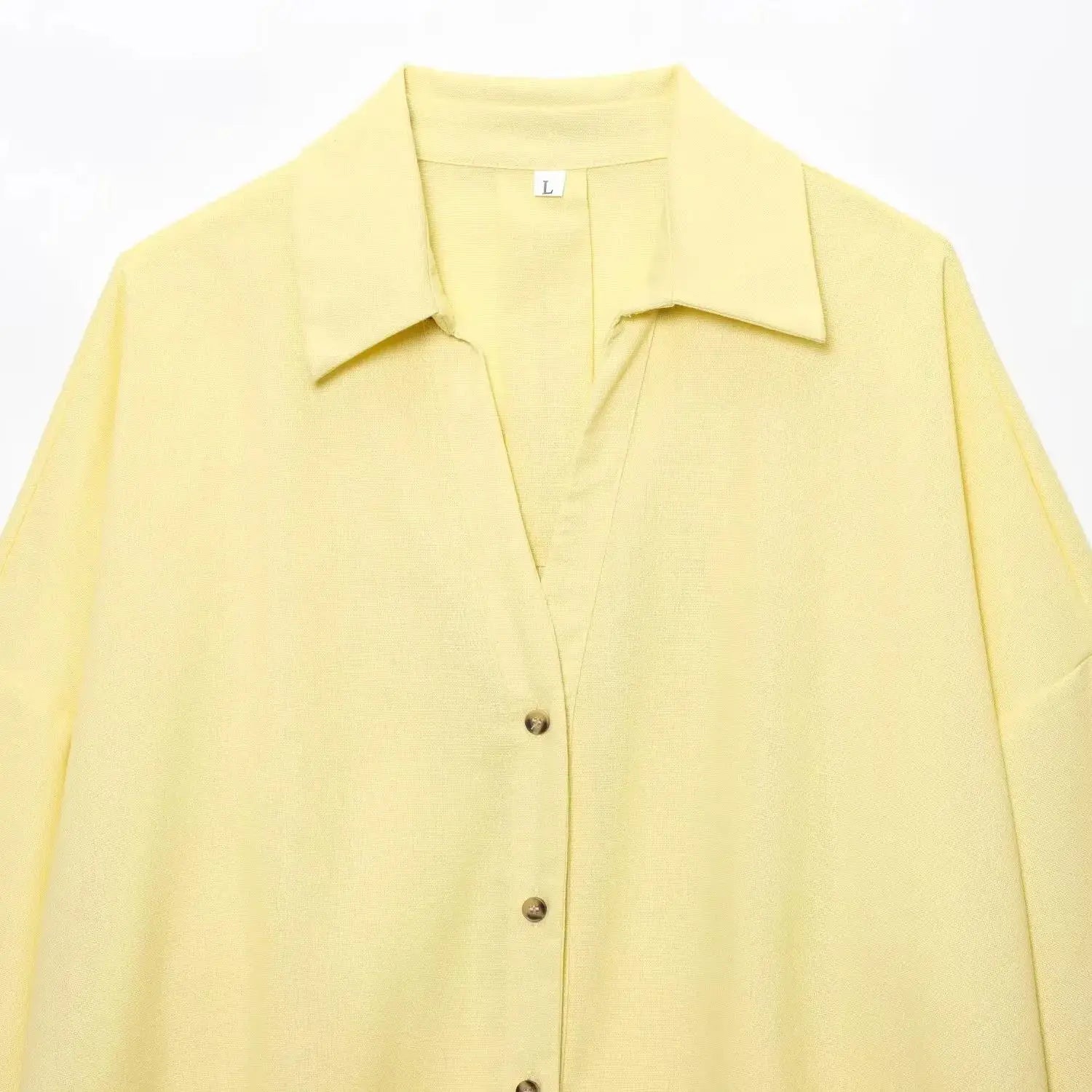 2025  AZRAF Women Summer Fashion New Blended Wide Sleeve Shirt Unique