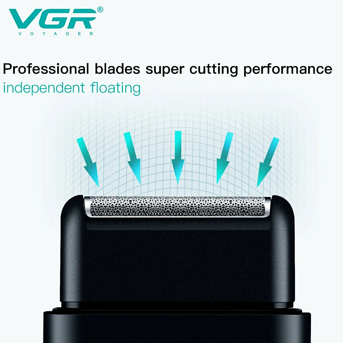 VGR Electric Shaver Professional Beard Trimmer Razor Portable Mini
