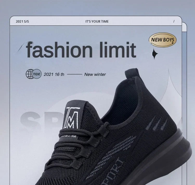 New Men's Shoes Sports Flats Casual Shoes 2023 New Fashion Breathable
