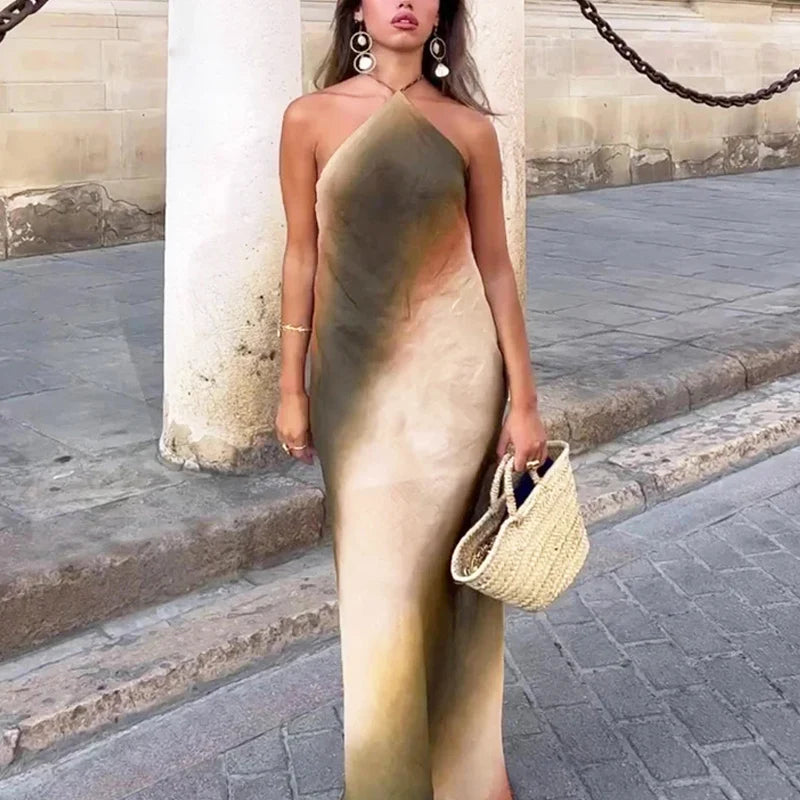 HXAO Women's Long Dresses 2024 Summer Elegant Party Evening Midi