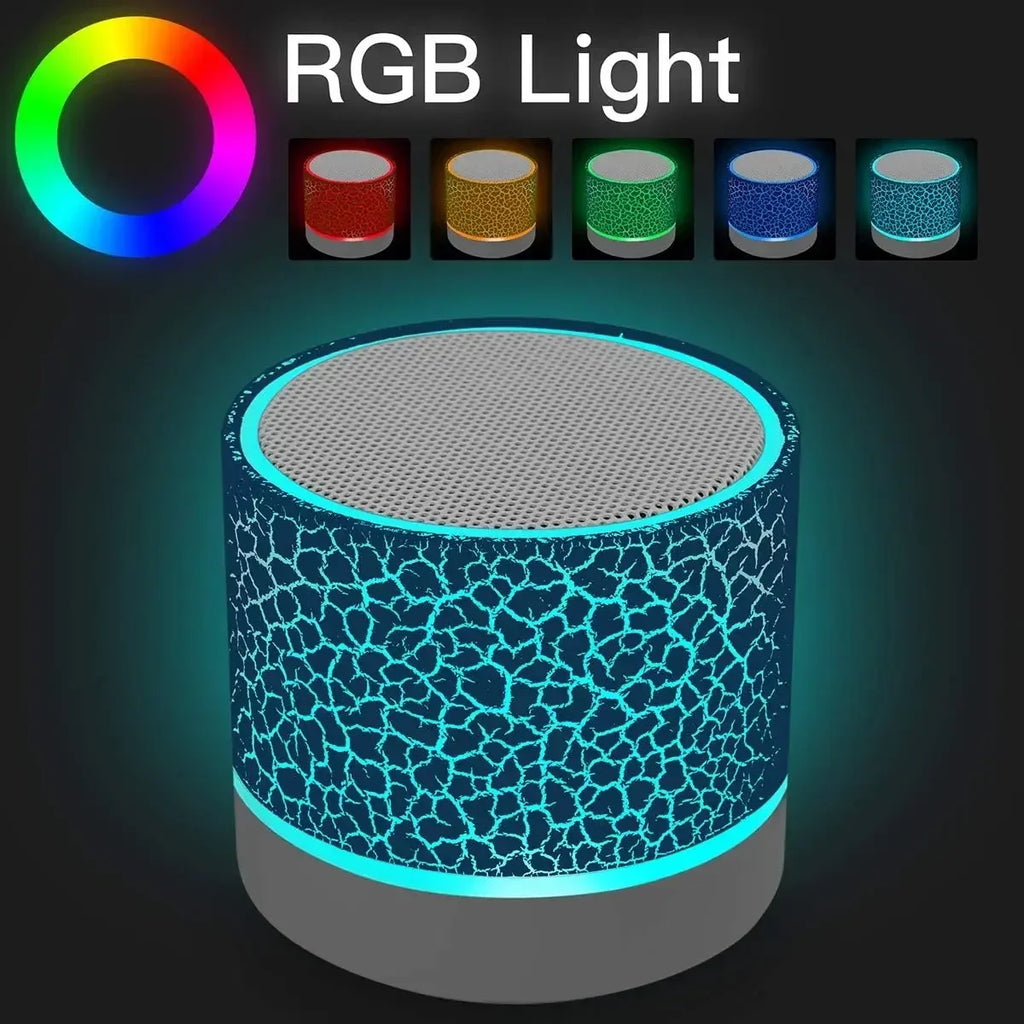 TF Wireless Mini Motion Bluetooth Speaker With LED Lights Speaker