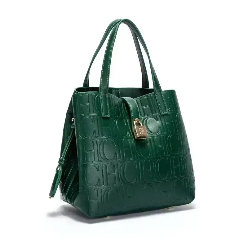 CH Ladies Handbag Bucket Bag Large Capacity Letter Element Ladies