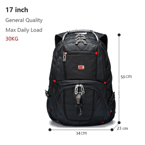 Swiss-Multifunctional bags Durable 17 Inch Laptop Backpack, Travel