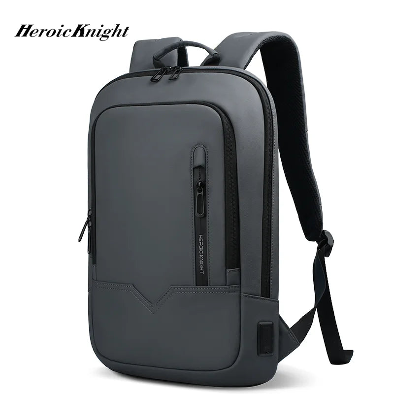 Heroic Knight Laptop Work Backpack Slim Men Waterproof Multifunctional