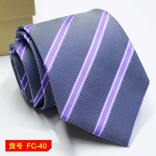 67 Styles Men's Ties Solid Color Stripe Flower Floral 7-8cm Jacquard