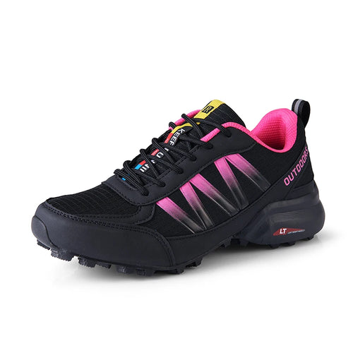 Men‘s Waterproof Hiking Shoes Outdoor Trainers Lace-up Climbing Shoes